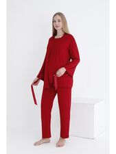 پیراهن بارداری زرشکی پیراهن بارداری زنانه ال سی وایکیکی