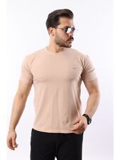 تی شرت آستین کوتاه کرم تی شرت آستین کوتاه مردانه ال سی وایکیکی