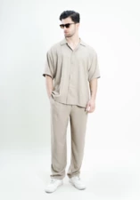 شلوار نخی طوسی شلوار نخی مردانه موهر