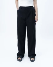 شلوار نخی سیاه شلوار نخی زنانه موهر