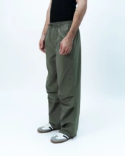 شلوار نخی سبز شلوار نخی زنانه موهر