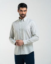 پیراهن آستین بلند سبز پیراهن آستین بلند مردانه ام کی کالکشن