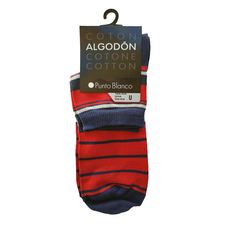 جوراب ساق کوتاه قرمز جوراب ساق کوتاه مردانه پونتو بلانکو