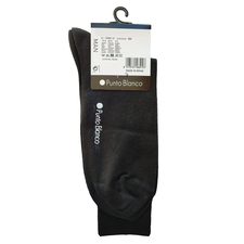 جوراب ساق بلند سیاه جوراب ساق بلند مردانه پونتو بلانکو