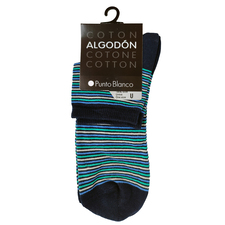 جوراب ساق کوتاه آبی جوراب ساق کوتاه مردانه پونتو بلانکو