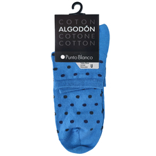 جوراب ساق کوتاه آبی جوراب ساق کوتاه مردانه پونتو بلانکو