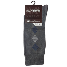 جوراب ساق بلند طوسی جوراب ساق بلند مردانه پونتو بلانکو
