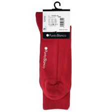 جوراب ساق بلند قرمز جوراب ساق بلند مردانه پونتو بلانکو