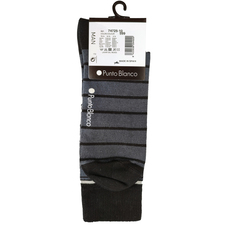 جوراب ساق بلند آبی جوراب ساق بلند مردانه پونتو بلانکو