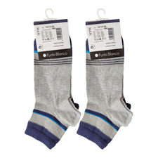 جوراب ساق کوتاه طوسی جوراب ساق کوتاه مردانه پونتو بلانکو