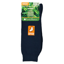 جوراب ساق بلند سرمه ای جوراب ساق بلند مردانه پونتو بلانکو