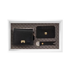 ست چرم سیاه ست چرم زنانه منط