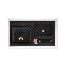 ست چرم آبی ست چرم زنانه منط