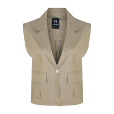 جلیقه کرم جلیقه زنانه هوگرو