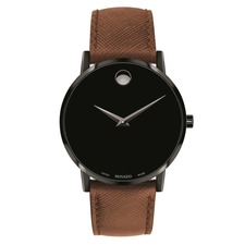 ساعت مچی عقربه ای قهوه ای ساعت مچی عقربه ای مردانه موادو