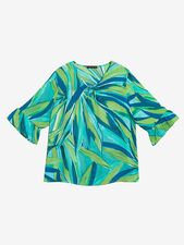 بلوز سبز بلوز زنانه بُـرنُس