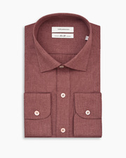 پیراهن آستین بلند زرشکی پیراهن آستین بلند مردانه ام کی کالکشن