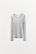 تی شرت آستین بلند زنانه زارا